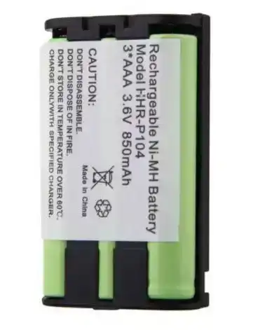 Panasonic HHR P104 3.6V Cordless Phone Compatible NIMH Rechargeable Battery