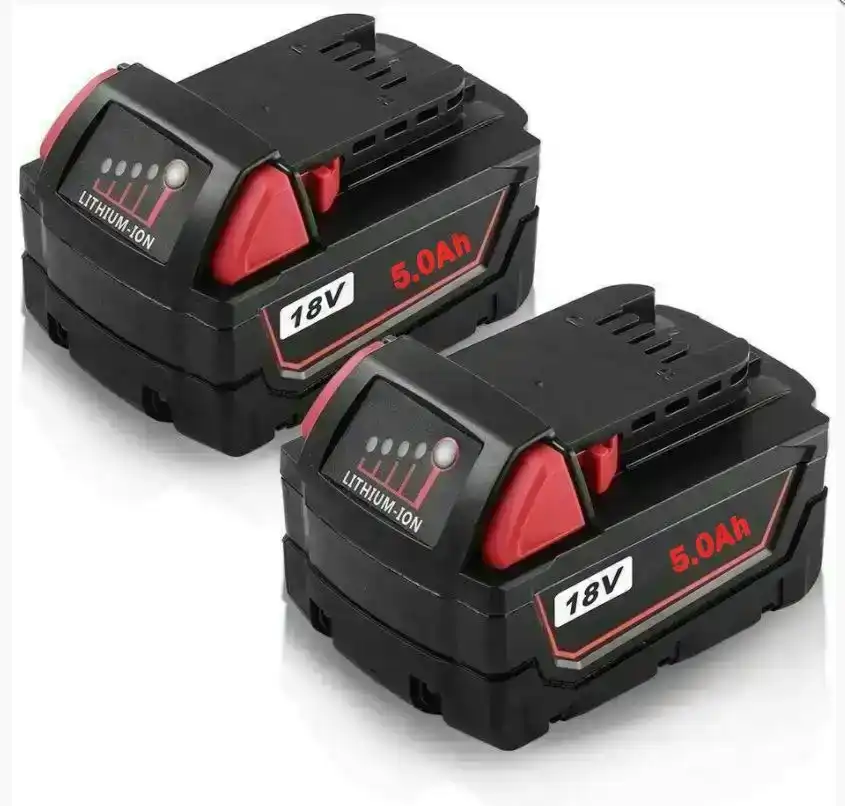 [2 Pack] Milwaukee M18 Compatible 18V XC 5.0Ah Batteries