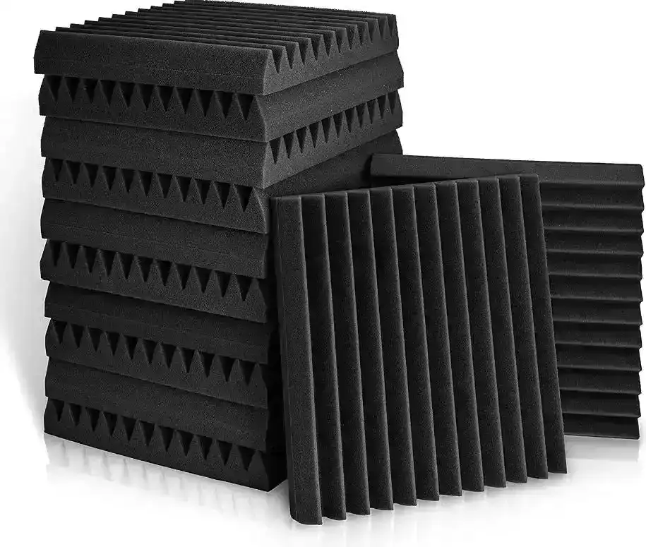 [96 Pack] Studio Acoustic Foam Sound Absorbtion Proofing Panels Tiles Wedge | 30*30*5cm