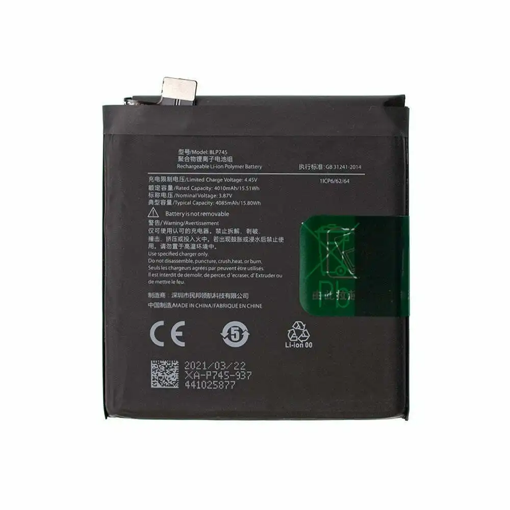 Replacement Battrey for OnePlus 7T Pro 4010mAh