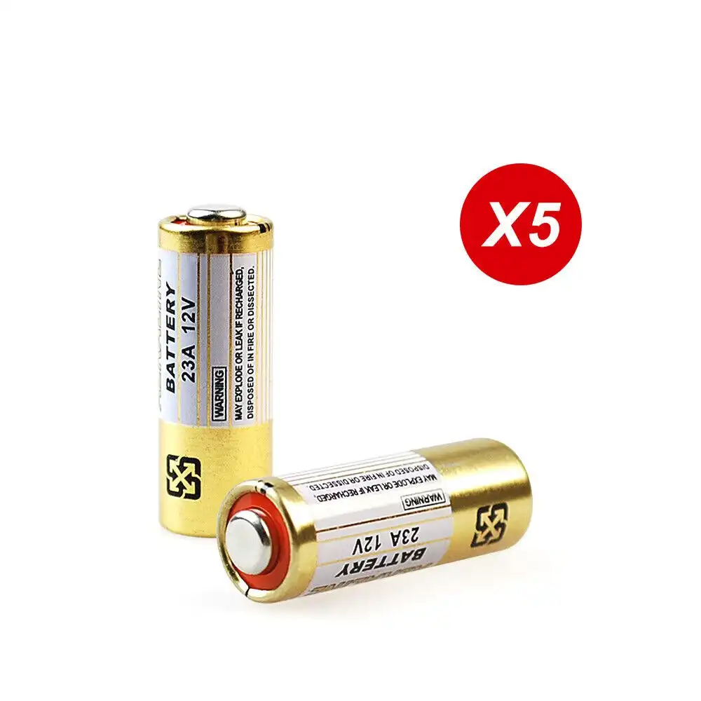5 x A23/23A/8LR932 12V Powercell Alkaline Battery Batteries for Alarm/Remote