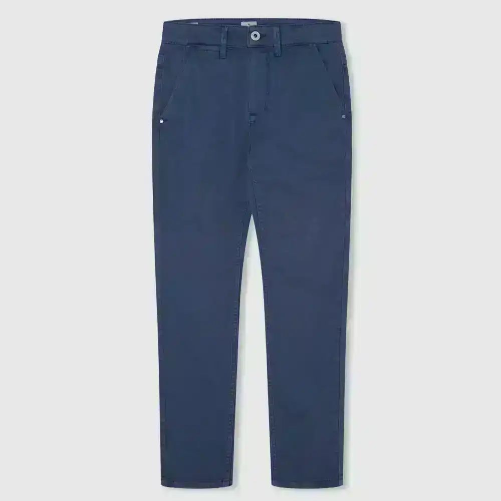 Pepe Jeans Boys Blueburn Trousers - Steel Blue