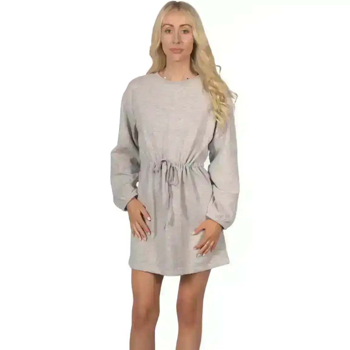 Miss Selfridge Women's Grey Sweater Dress