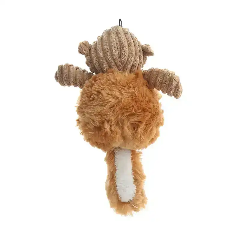 Squeaky Squirrel Dog Toy (light)
