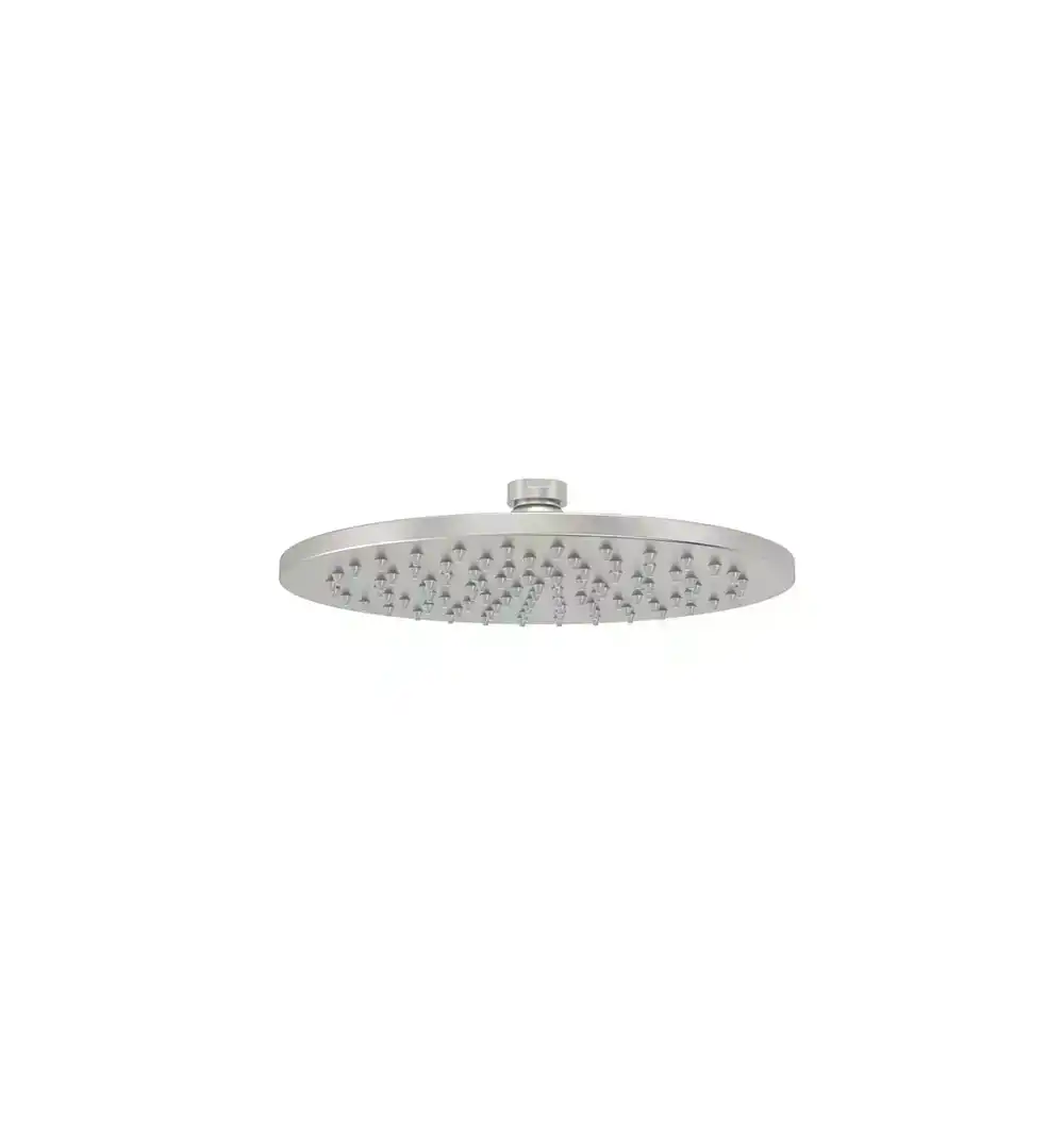 Meir Round Shower Rose 200mm Brushed Nickel MH04-PVDBN