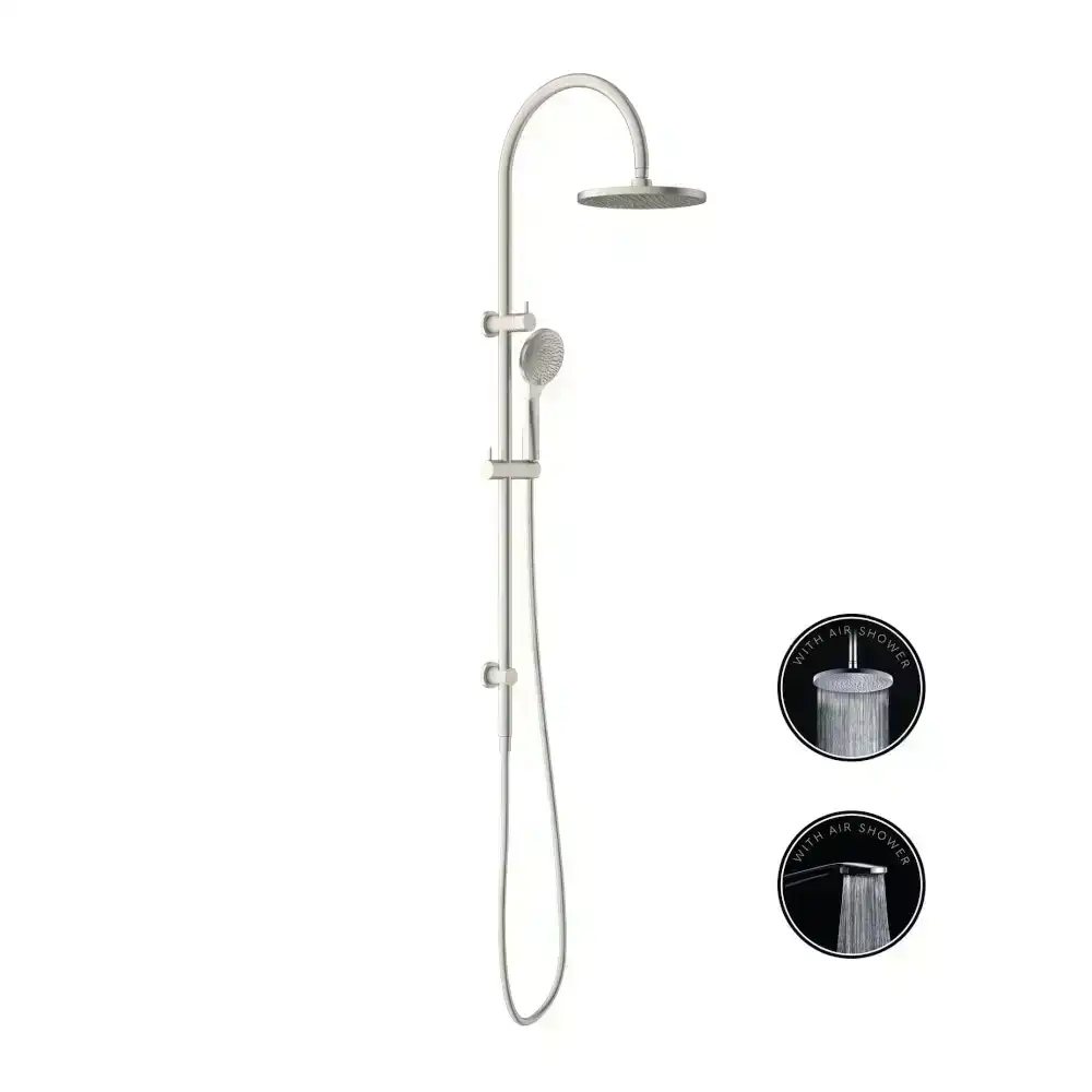 Nero Opal Shower Set with Air Shower Brushed Nickel NR251905bBN