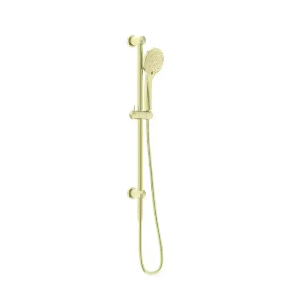 Nero Mecca Rail Shower With Air Shower Brushed Gold NR221905aBG