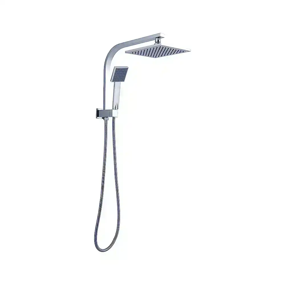 Nero Dolce Square 2 In 1 Shower Set Chrome NR200705CCH