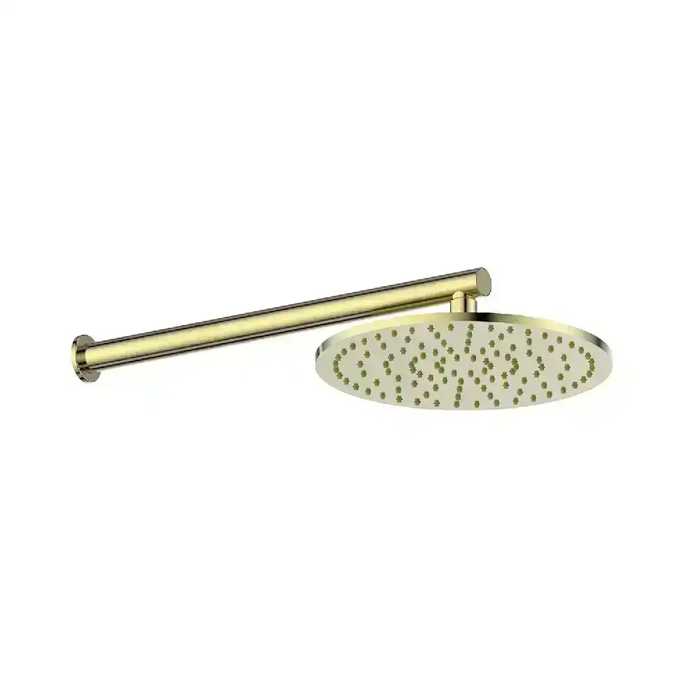 Greens Textura/Gisele Wall Shower Brushed Brass 1830016