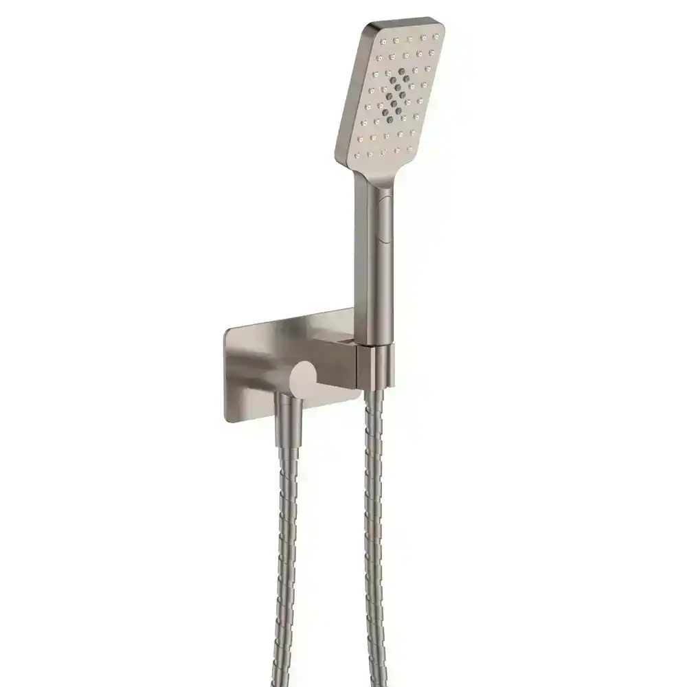 Fienza Tono Hand Shower Soft Square Plate Brushed Nickel 433117BN