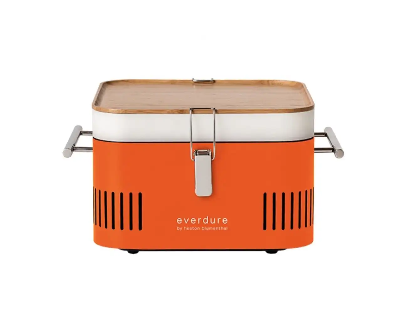 Everdure by Heston Blumenthal CUBE Charcoal Portable Barbeque - Orange