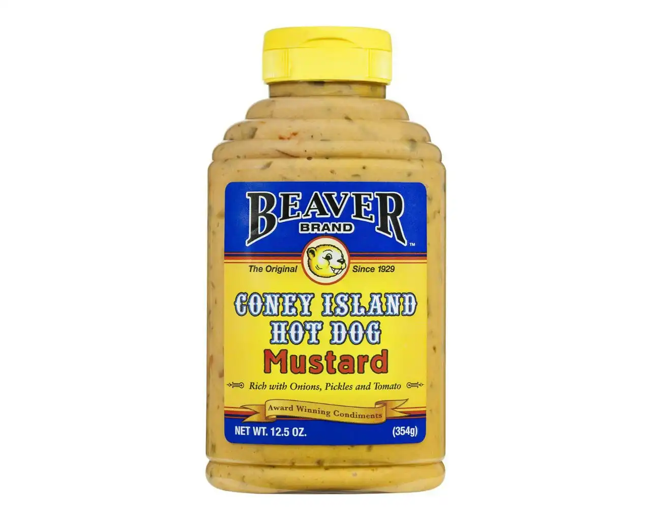 Beaver Coney Island Hot Dog Mustard 354g