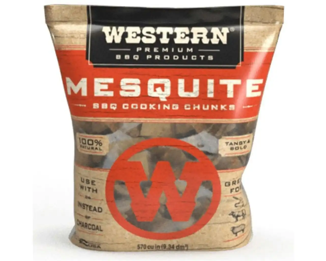 Western Premium Smoking Wood Chunks - Mesquite