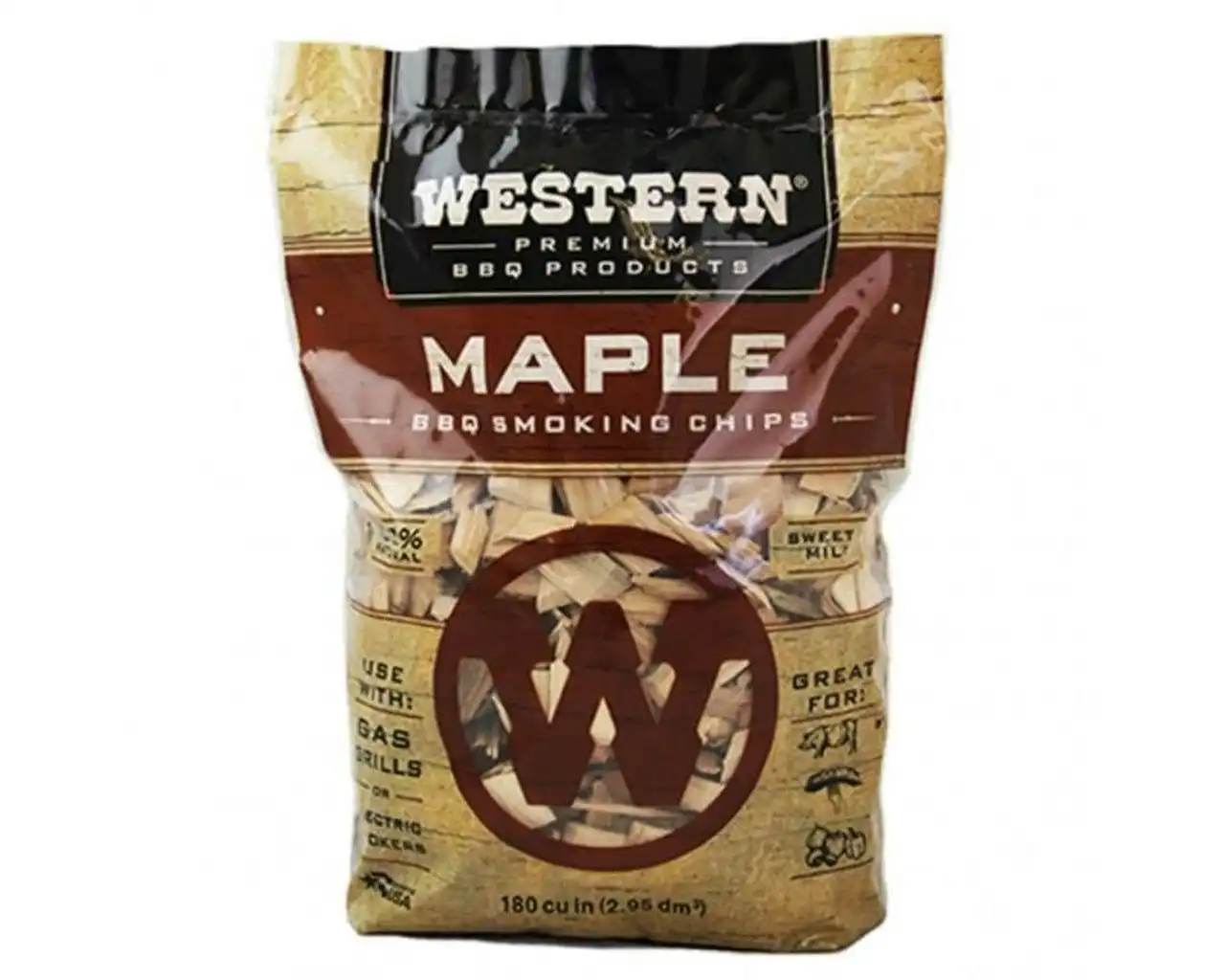Western Premium Smoking Wood Chips - Maple