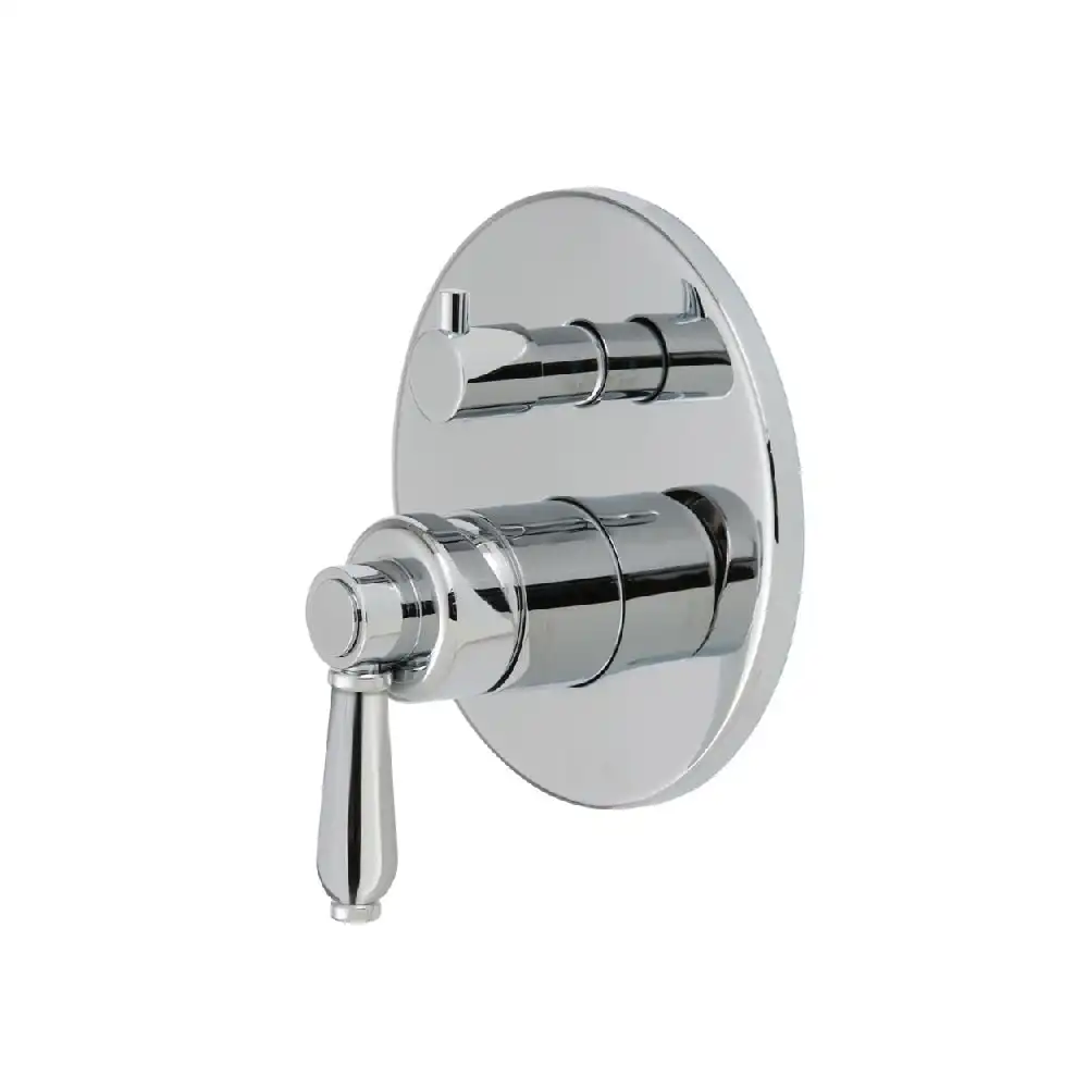 Fienza Eleanor Wall Shower Mixer Chrome with Chrome handle 202102CC