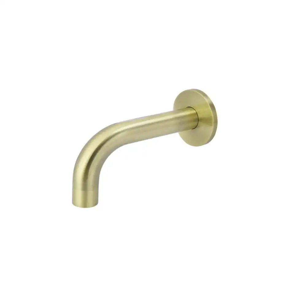 Meir Spout 130mm Round Curved - Tiger Bronze Gold MS05-130-PVDBB