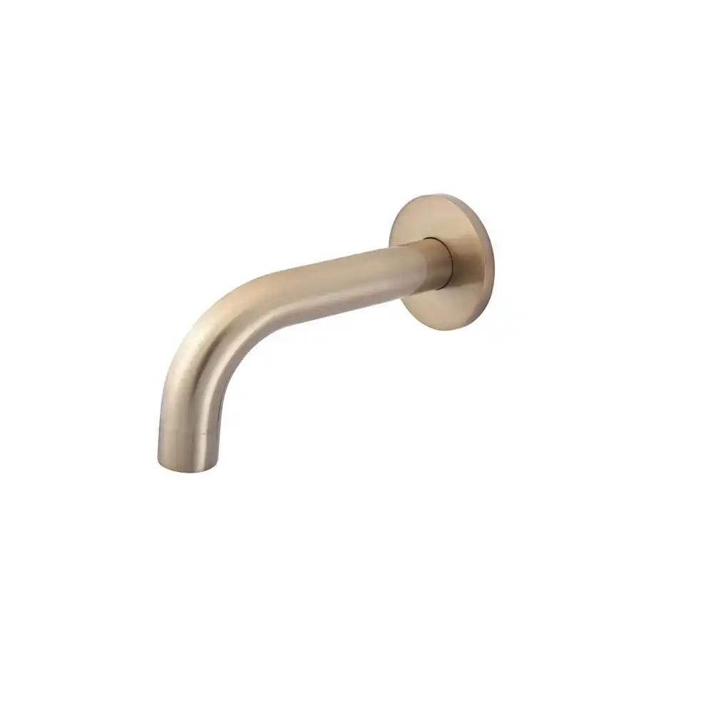 Meir Spout 130mm Round Curved - Champagne MS05-130-CH