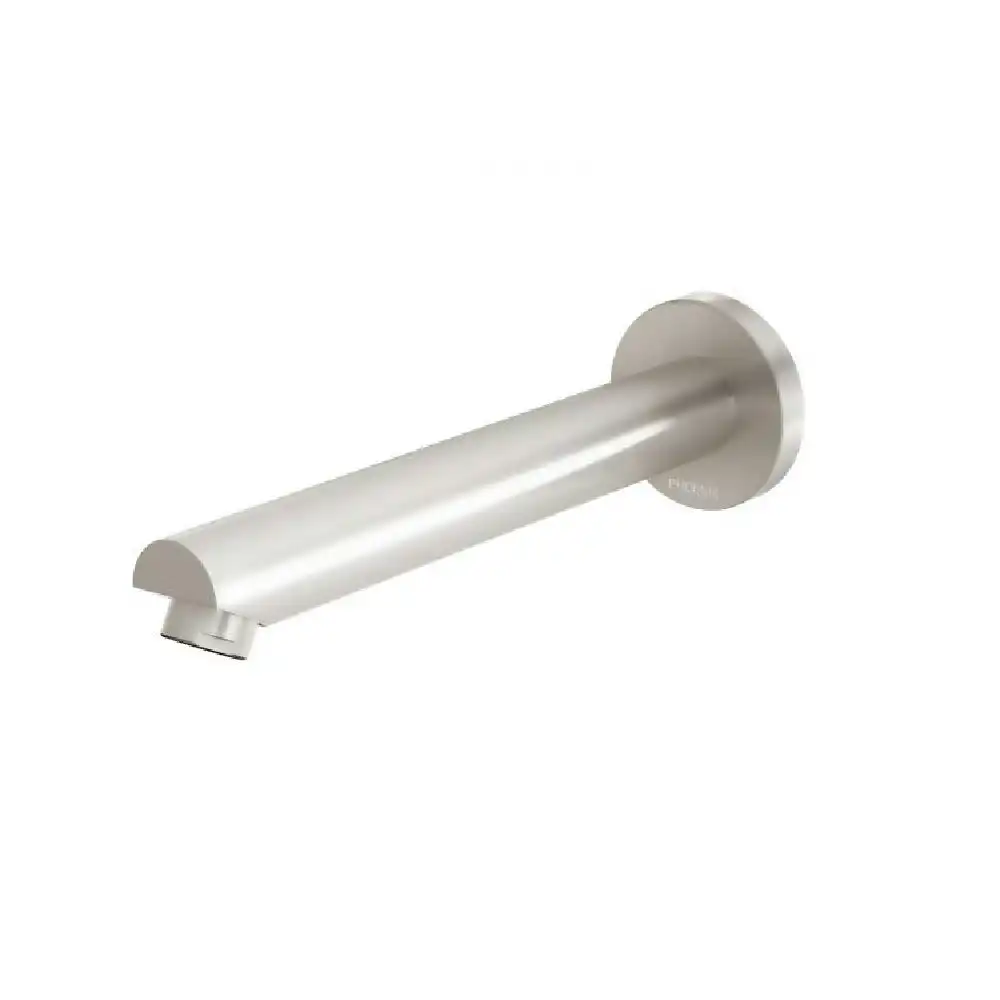 Phoenix Pina Wall Bath / Basin Outlet 180mm Brushed Nickel 153-7620-40