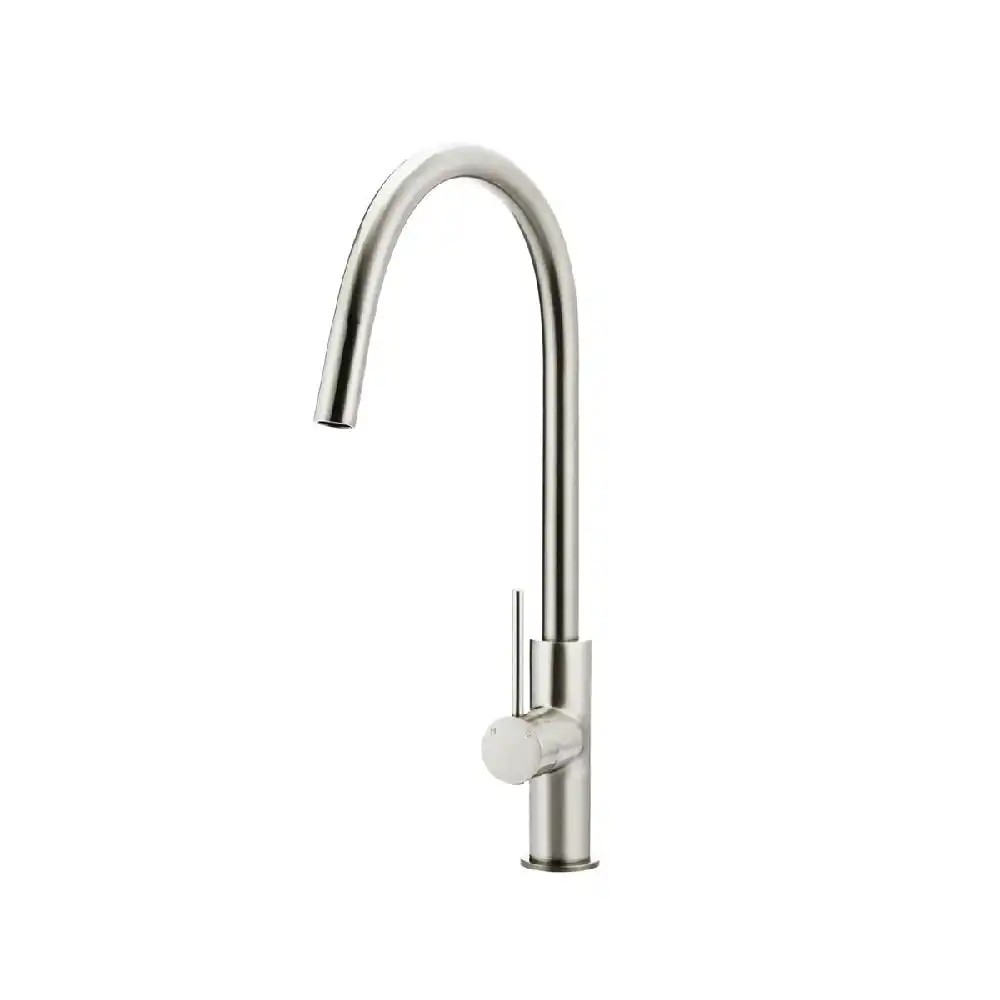 Meir Round Piccola Pull Out Kitchen Mixer Tap Brushed Nickel MK17-PVDBN