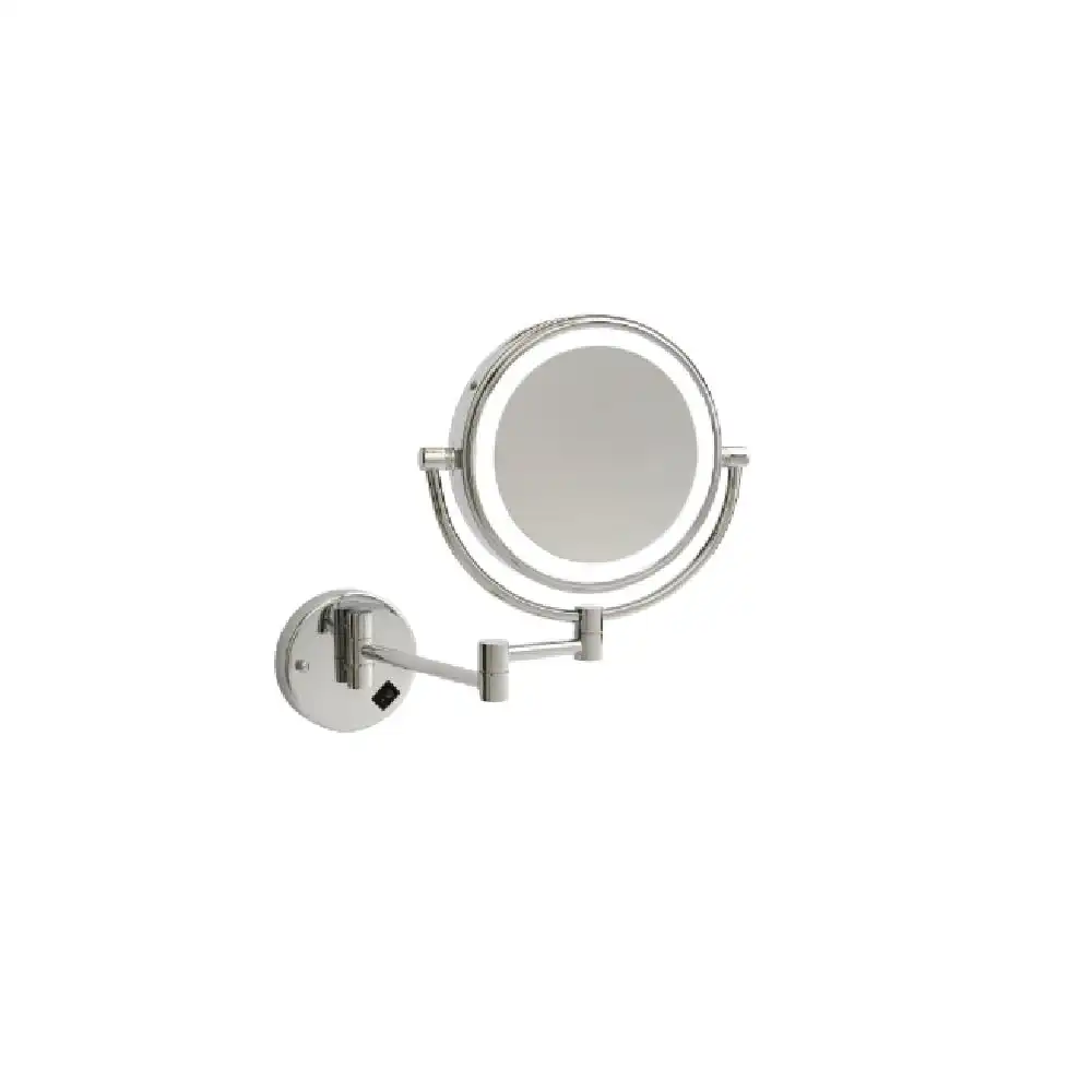 Thermogroup Ablaze Magnifying Mirror Lit Wall Mount 1X-8X Chrome (Concealed Wiring) L258CSMC