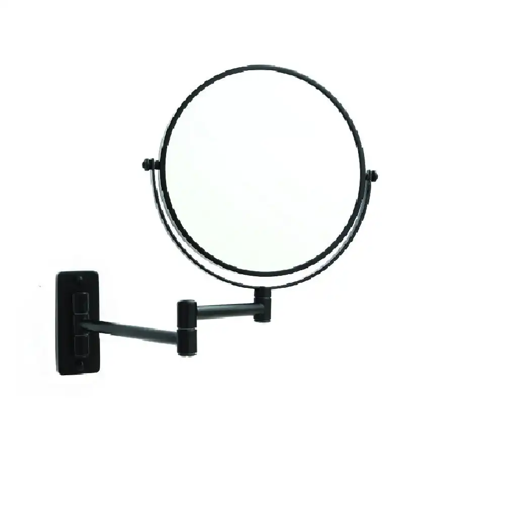 Thermogroup Ablaze Magnifying Mirror Non Lit Wall Mount 1x-5x Matte Black R16SMB