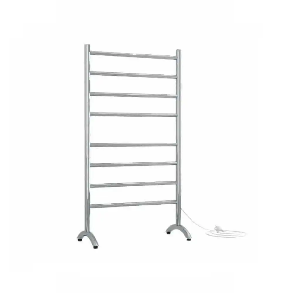 Thermogroup Heated Towel Rail Freestanding Round 600mm W x 1080mm H - Chrome FS66E