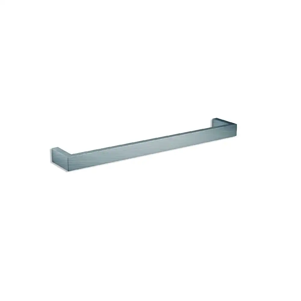Thermogroup Square Single Rail 632x40x100mm (Heated) Brushed Stainless Steel DSS6BR