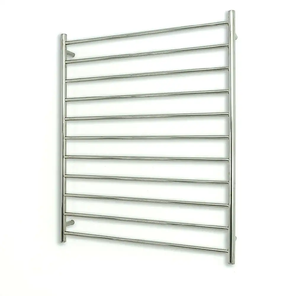 Radiant Polished 900 x 1100mm Round Heated Towel Rail (Right Wiring) RTR05RIGHT
