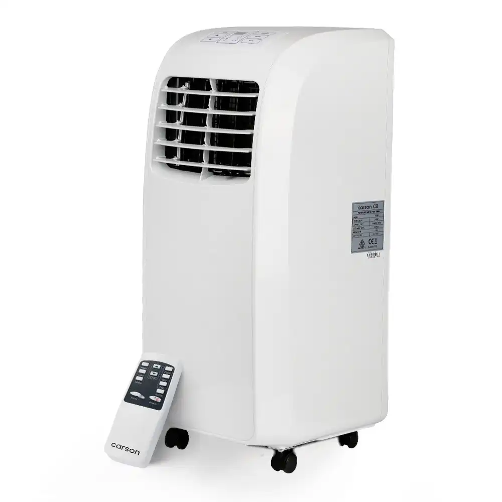 CARSON 7000 BTU 4-in-1 Portable Air Conditioner, Mobile Fan Cooler Aircon Dehumidifier
