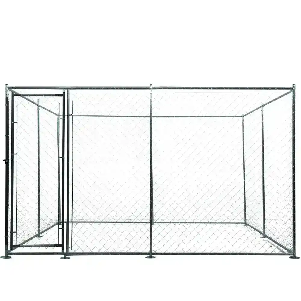 NeataPet 3x3m Dog Enclosure Pet Outdoor Cage Wire Playpen Kennel Fence with Cover Shade