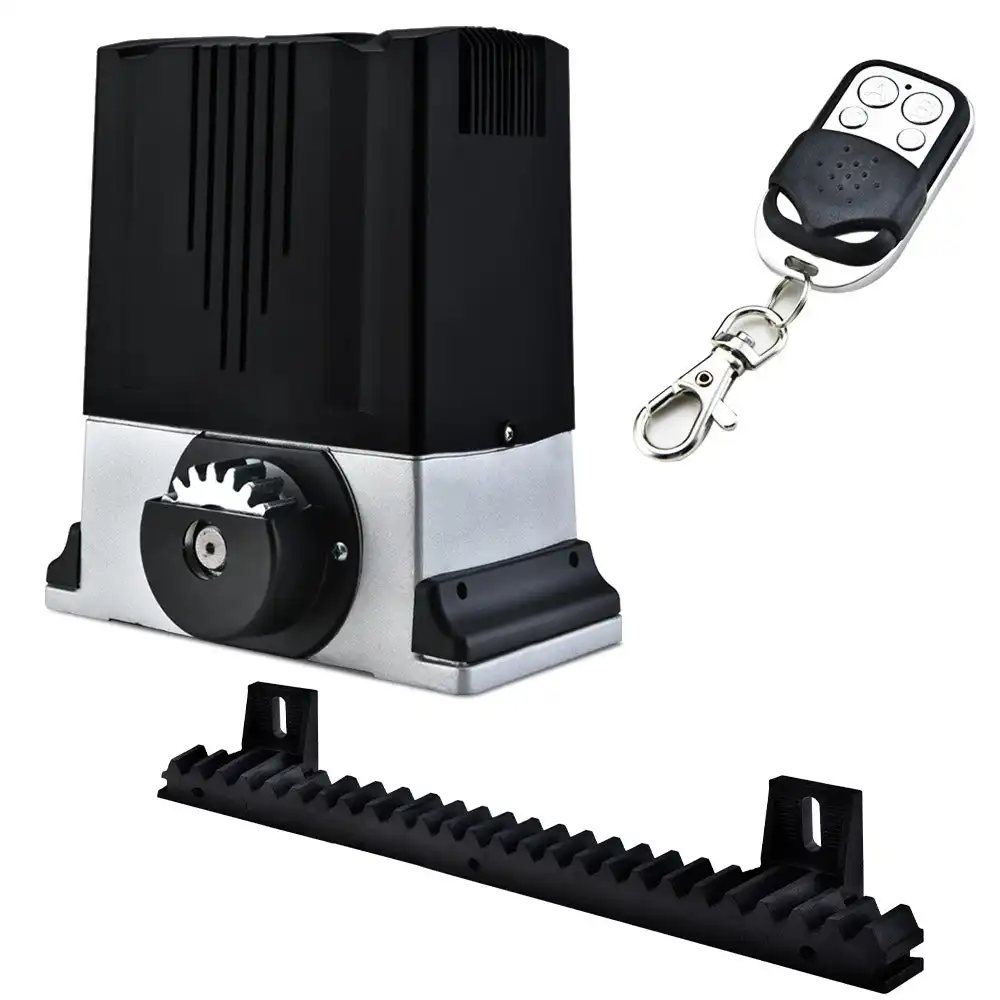 E-Guard Automatic Electric 7M Sliding Gate Opener Kit, 1500kg Capacity, 3x Remote Controllers