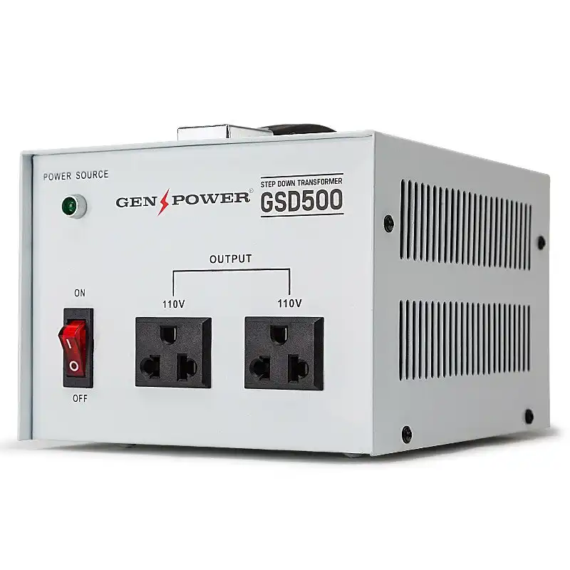 Genpower 500W Step Down Transformer Stepdown 240v-110v Voltage Converter AU-US