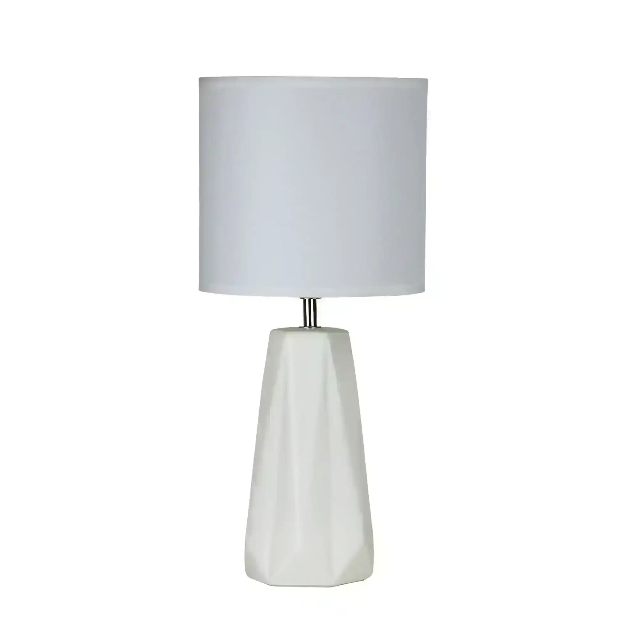 SHELLY White Ceramic Table Lamp