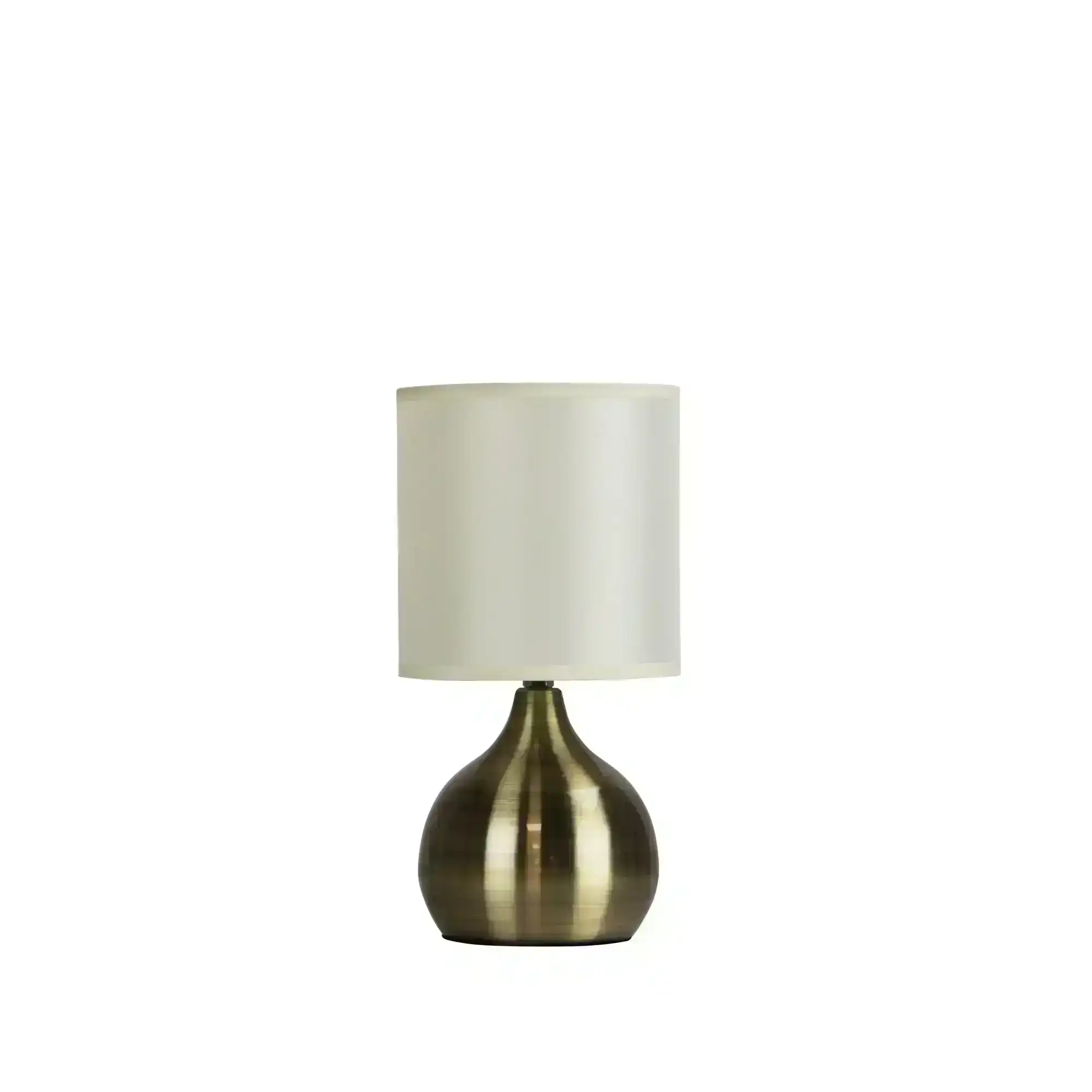 LOTTI ON / OFF Touch Lamp in Antique Brass Finish