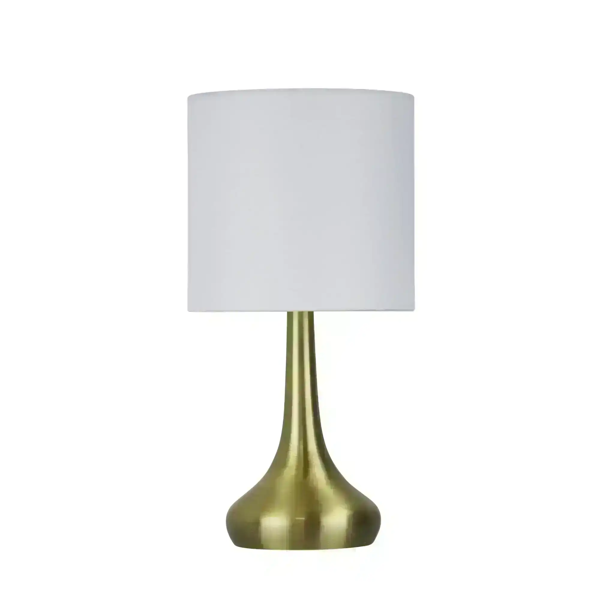 LOLA ON / OFF Touch Lamp in Antique Brass Finish