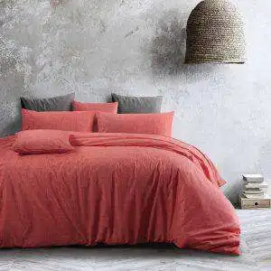 Amsons Living Coral Quilt Cover Set