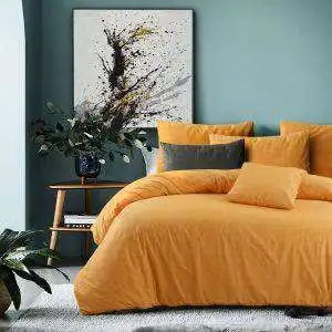 Amsons Raw Amber Quilt Cover Set