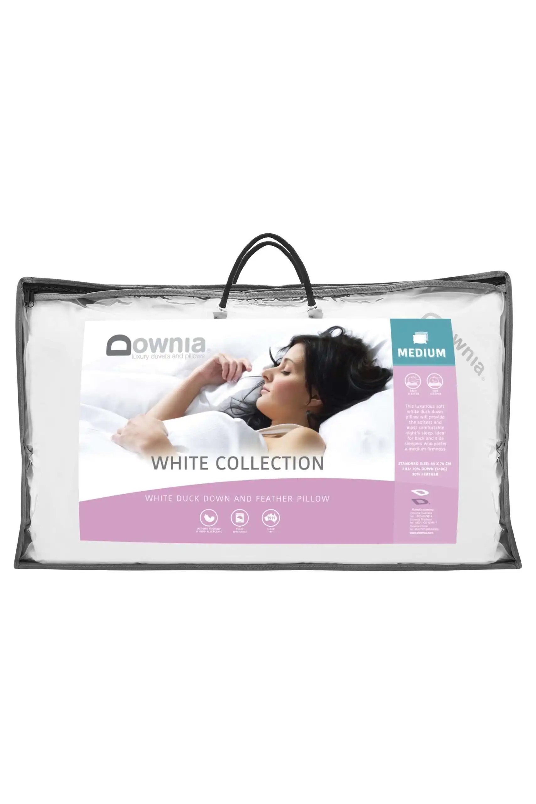 Downia White Collection 85 Goose Pillow
