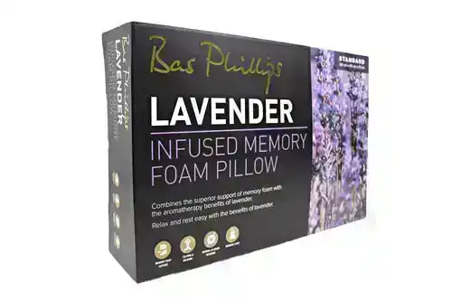 Bas Phillips Lavender Infused Memory Foam Pillow