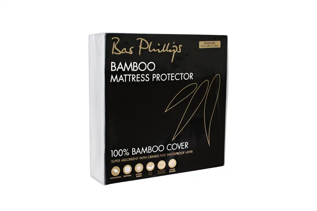 Bas Phillips Bamboo Waterproof Mattress & Pillow Protector