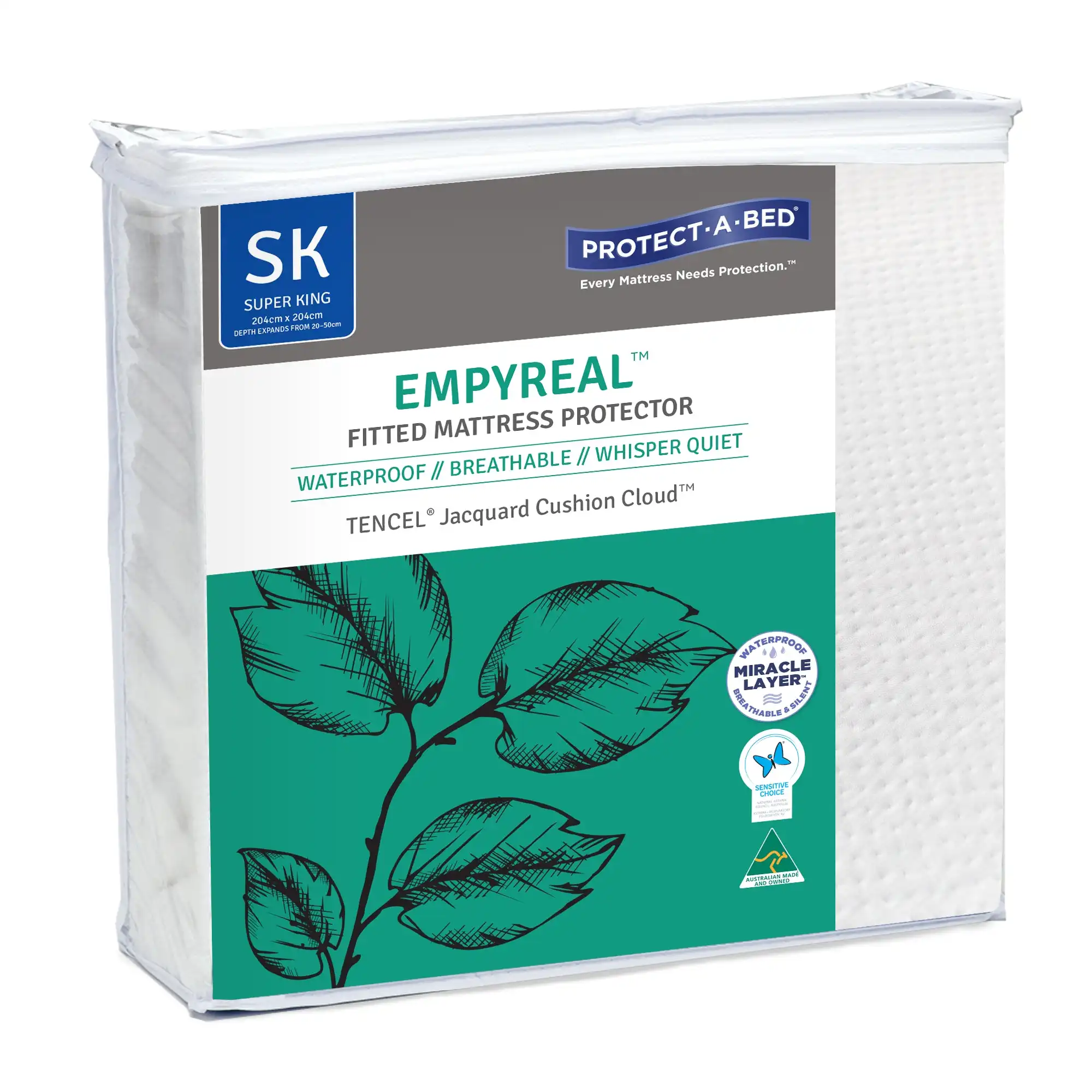 Protect A Bed Empyreal Tencel Jacquard Fitted Waterproof Mattress & Pillow Protectors  ON SALE