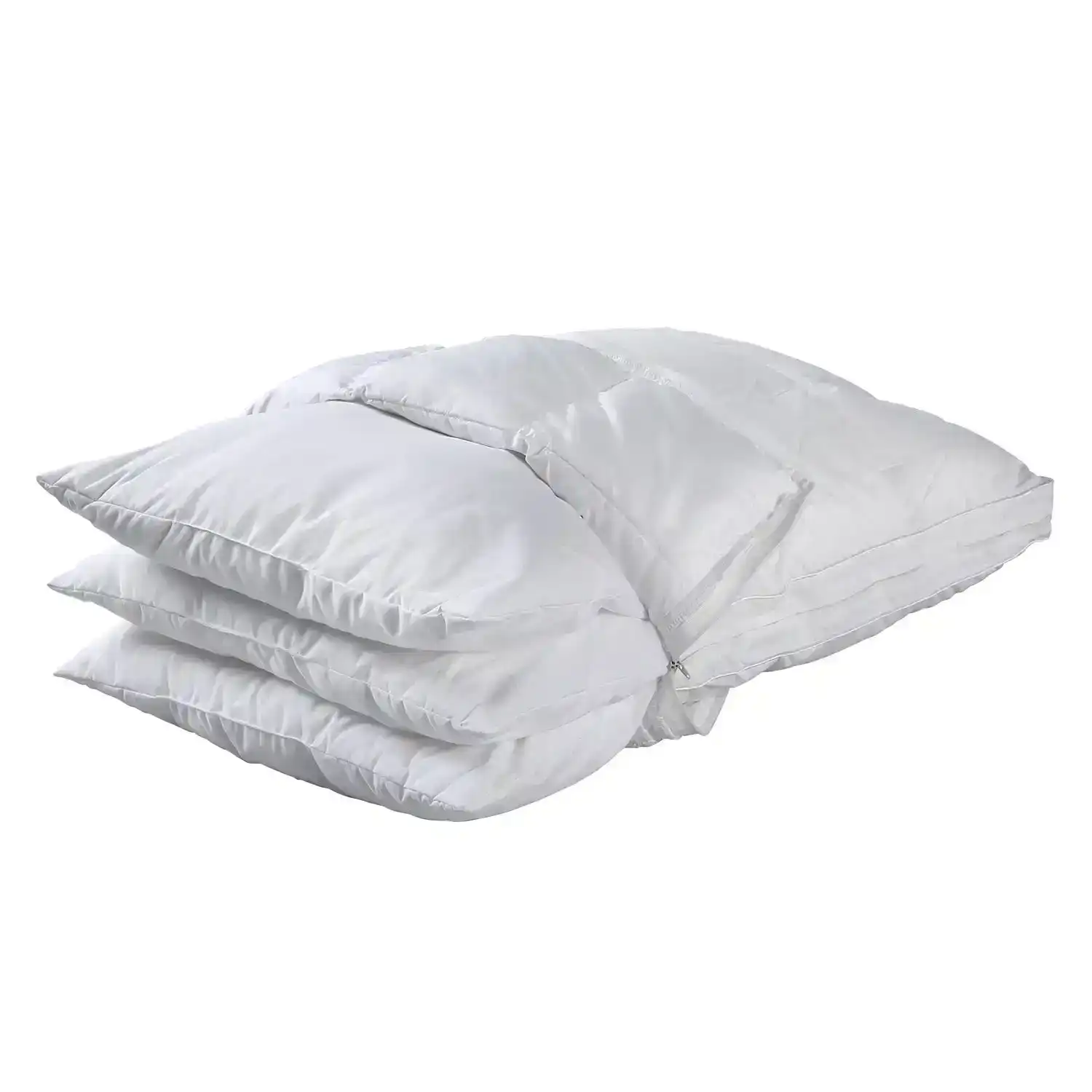 Bianca Bedding RELAX RIGHT PURE MICROFIBRE PILLOW 3 IN 1 ADJUSTABLE HEIGHT 1150G