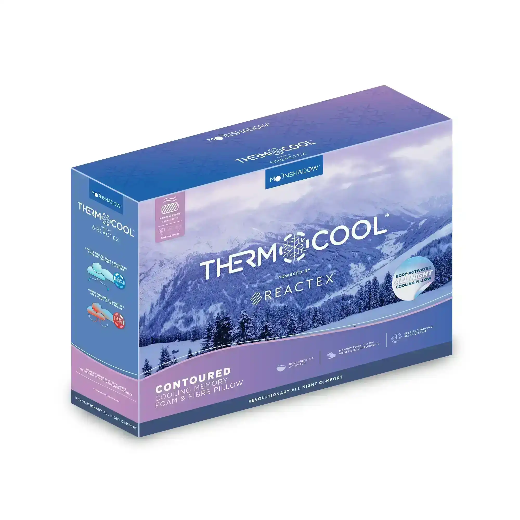 Moonshadow Contoured Thermocool Pillow