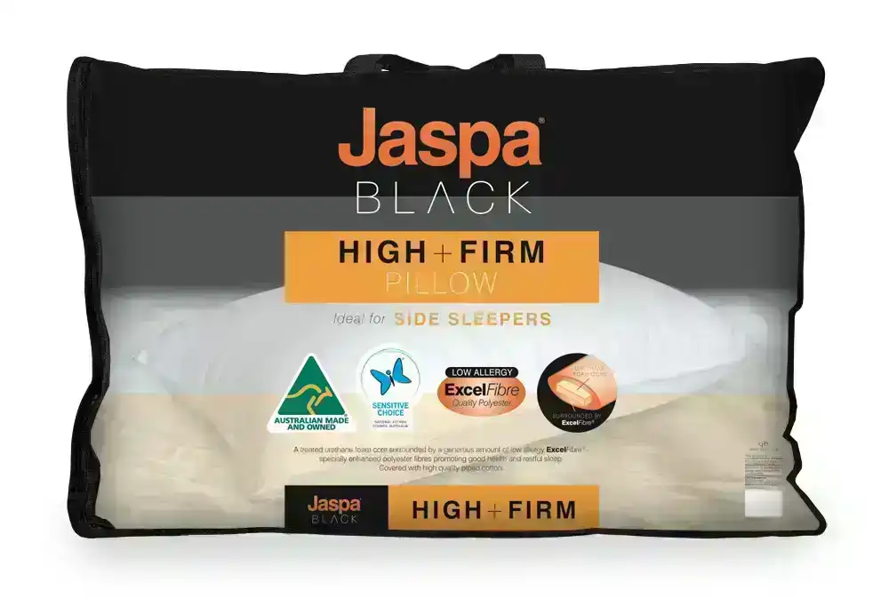 Jaspa Black High & Firm Pillow