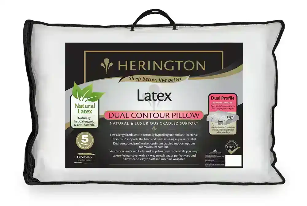 Herington Latex Dual Contour Profile Pillow