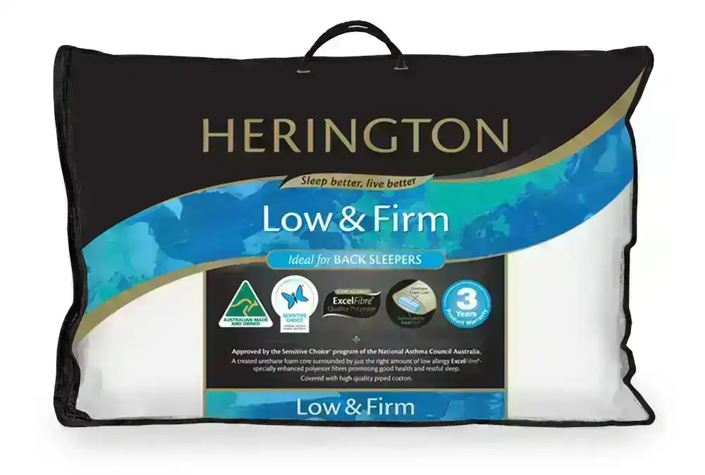Herington Low & Firm Non Gusseted Pillow