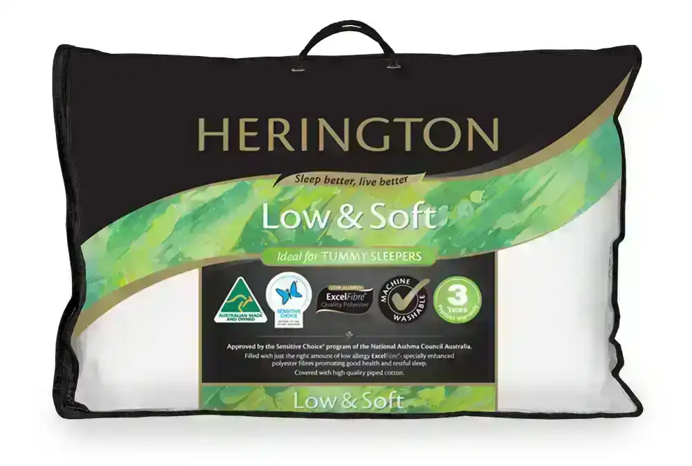 Herington Low & Soft Non Gusseted Pillow