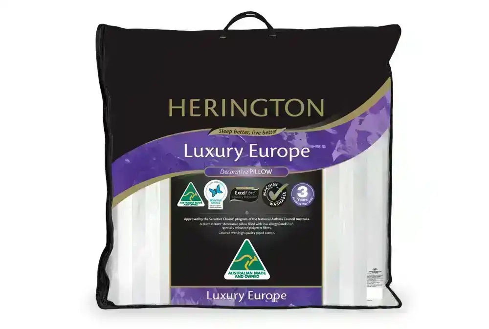 Herington Luxury Europe Dobby Stripe Pillow