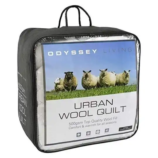 Odyssey Living Natural Wool Quilt - 500gsm