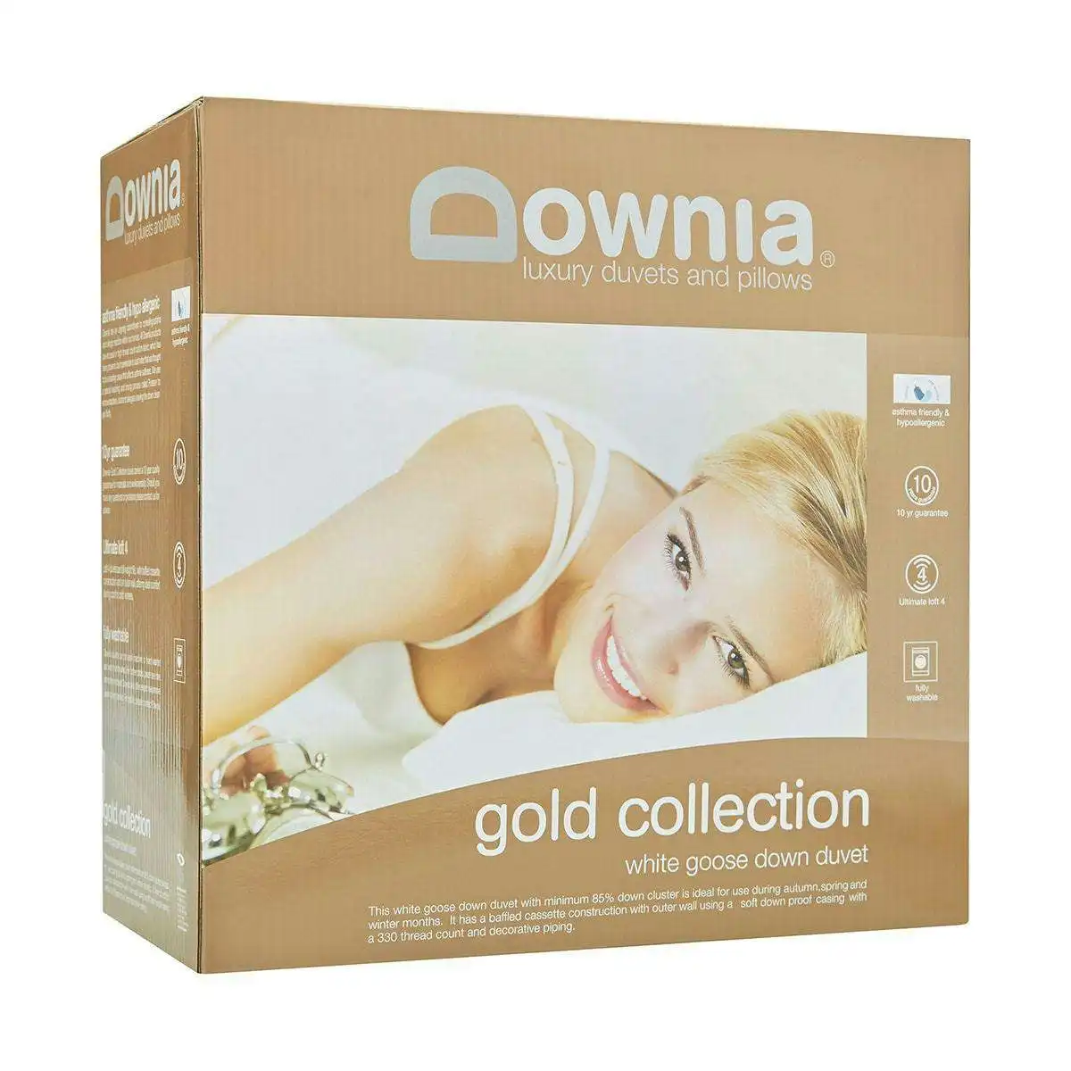 Downia Gold Collection 85 White Goose Down Quilt
